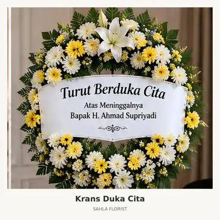 Krans Bunga Duka Balokang